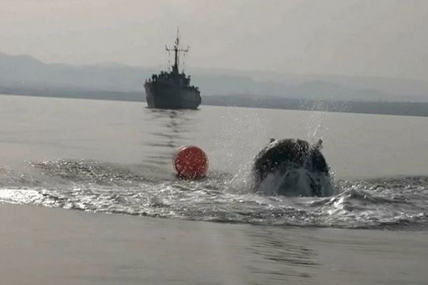 Türkiyəyə məxsus yük gəmisi Qara dənizdə minaya düşüb