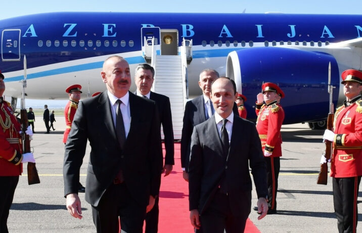 Azərbaycan Prezidenti İlham Əliyev Gürcüstana işgüzar səfərə gəlib