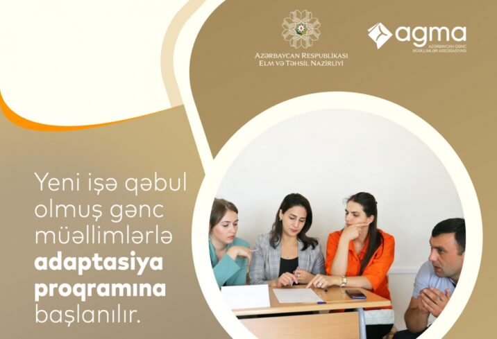 Gənc müəllimlərlə adaptasiya proqramına qeydiyyat başa çatır