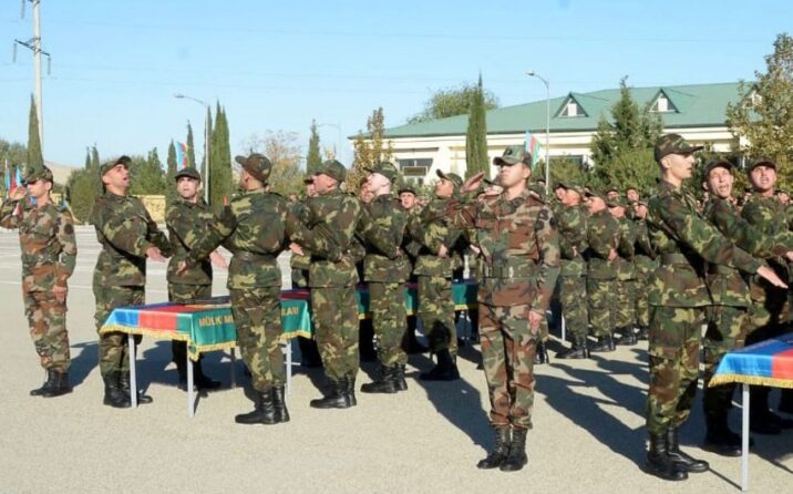 FHN-in Mülki müdafiə qoşunlarında andiçmə mərasimi keçirildi