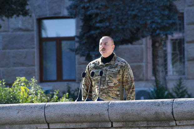 “Xalqıma söz vermişdim ki, Azərbaycan Bayrağı işğal altında olan bütün torpaqlarda qaldırılacaq”