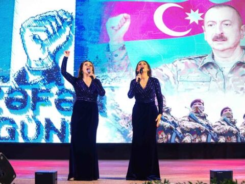 Xətaidə Zəfər Gününə həsr olunmuş konsert proqramı və atəşfəşanlıq təşkil olunub