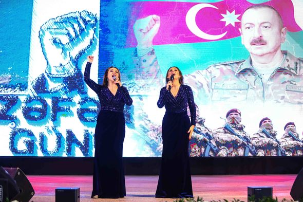 Xətaidə Zəfər Gününə həsr olunmuş konsert proqramı və atəşfəşanlıq təşkil olunub