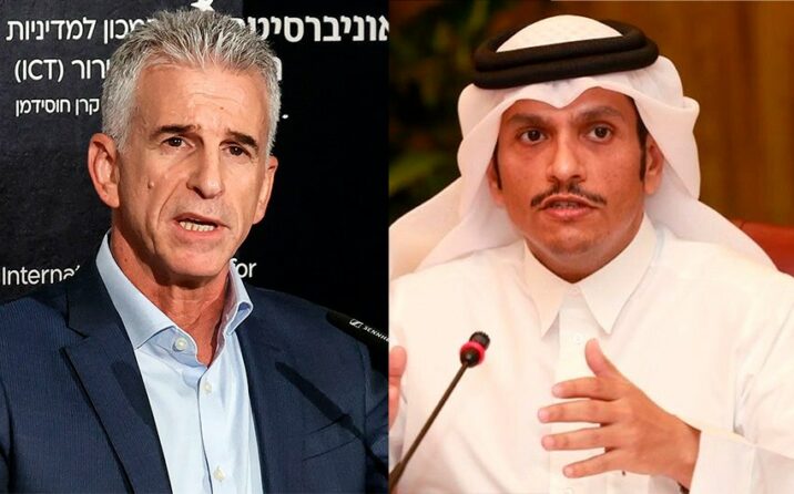 “Mossad” rəhbəri girovların azad edilməsi üçün Qətərin baş naziri ilə görüşüb