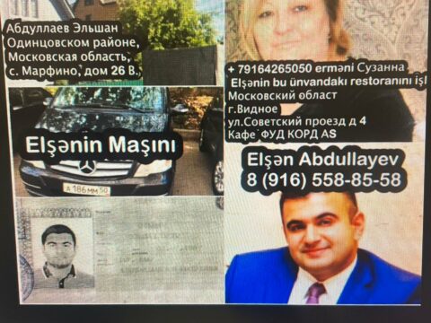 Elşad Abdullayevin Sərkisyanın qohumu ilə iş birliyində olması iddia edilir