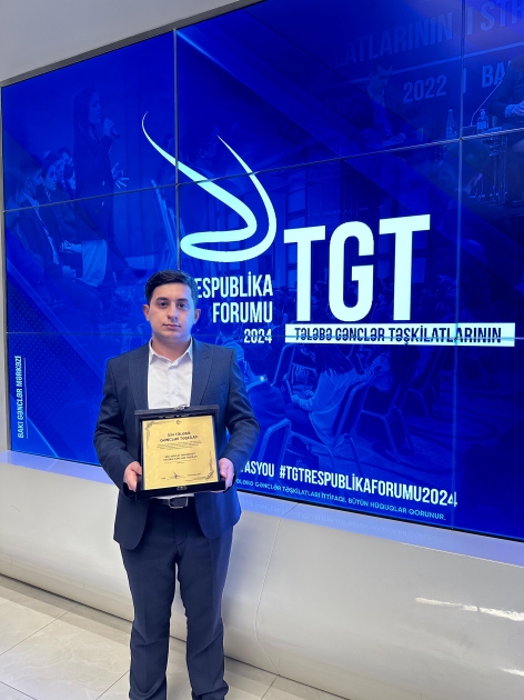 BDU TGT “İlin Tələbə Gənclər Təşkilatı” seçilib