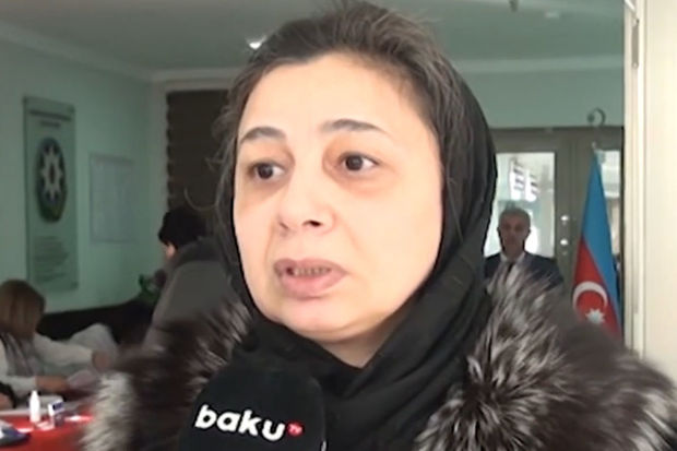 Kürdəmirdə səsvermə prosesi: Şəhid anasının çıxışı duyğulandırdı
