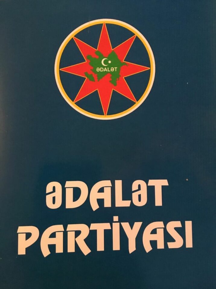 Ədalət Partiyası BƏYANAT YAYDI