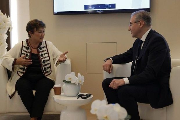 Muxtar Babayev Beynəlxalq Valyuta Fondunun icraçı direktoru ilə COP29-u müzakirə etdi
