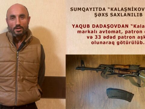 Sumqayıt sakinlərindən silah-sursat müsadirə edilib