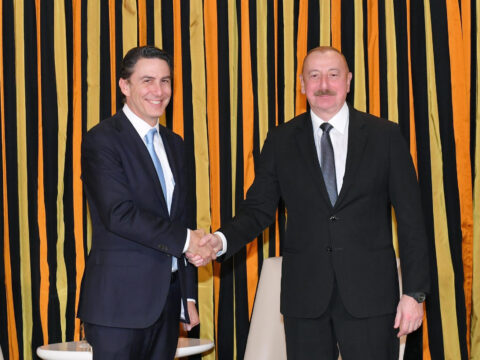 Azərbaycan lideri Münxendə ABŞ Prezidentinin xüsusi koordinatoru ilə görüşüb