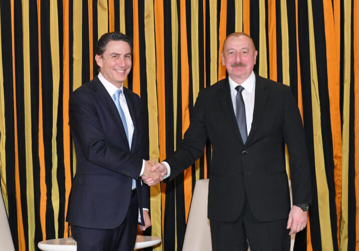 Azərbaycan lideri Münxendə ABŞ Prezidentinin xüsusi koordinatoru ilə görüşüb