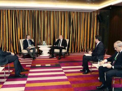 İlham Əliyev ilə “Indra” şirkətinin prezidentinin görüşü olub