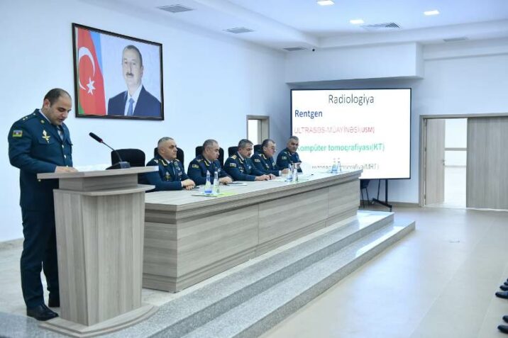 Dövlət Sərhəd Xidmətinin Hərbi Hospitalında xidməti müşavirə keçirilib