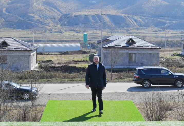 Prezidentin Xocalı və Xankəndi səfərindən FOTOLAR
