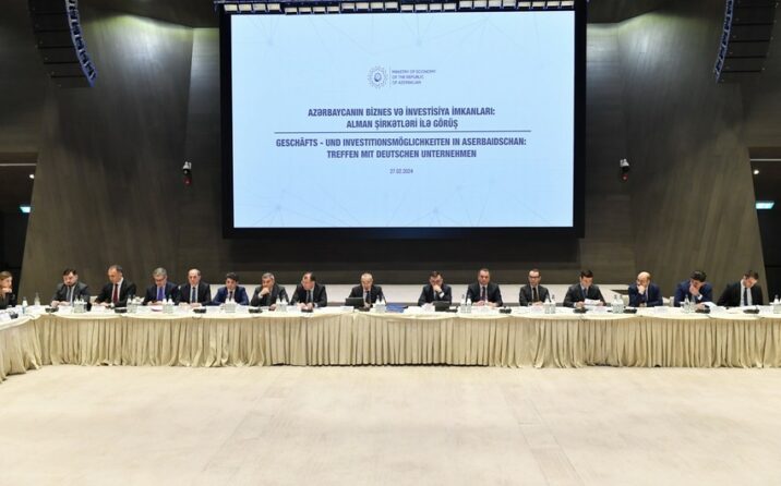 Almaniya investorları Azərbaycana pul qoymağa dəvət edilib