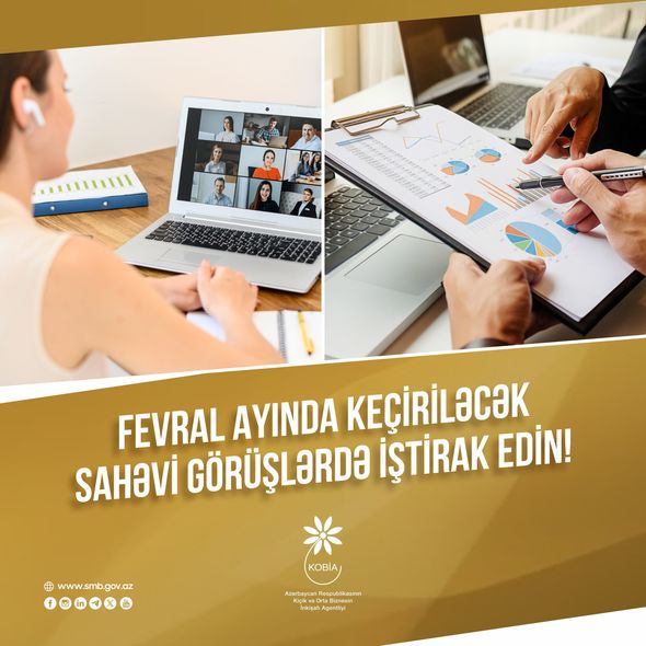Bu ay sahibkarlar üçün müxtəlif mövzularda görüşlər və maarifləndirici tədbirlər keçiriləcək