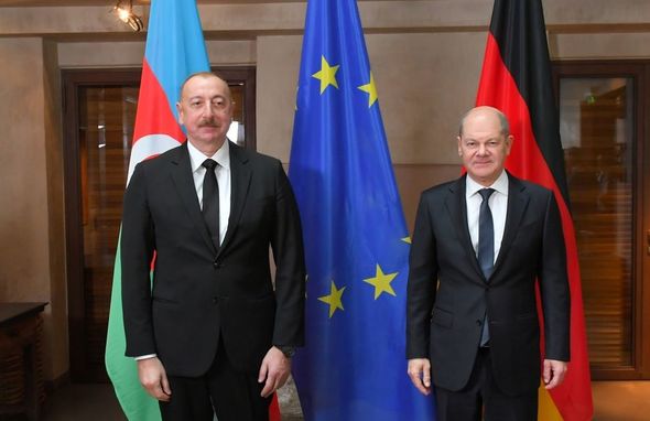 Münhendə İlham Əliyevin Olaf Şolts və Nikol Paşinyan ilə birgə görüşü olub