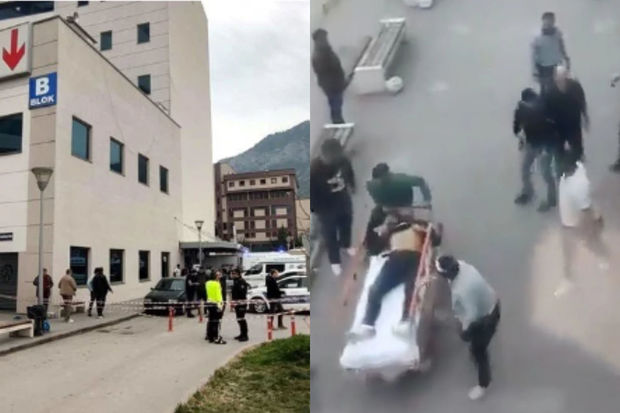 Türkiyədə xəstəxana binasına silahlı hücum: Ağır yaralılar var