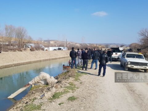 Göyçayda kanalda batan şəxsin meyiti tapıldı