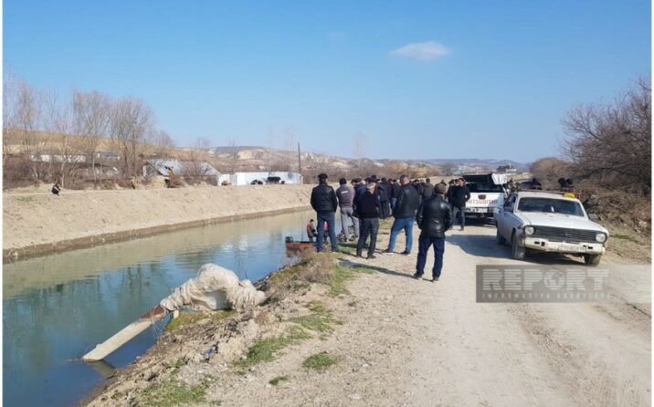 Göyçayda kanalda batan şəxsin meyiti tapıldı