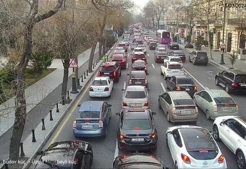 Paytaxt yollarında hazırkı vəziyyət AÇIQLANDI – FOTO