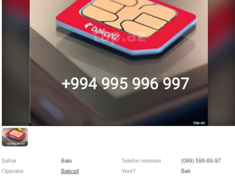 Azərbaycanda ŞOK: 17 milyona nömrə satılır