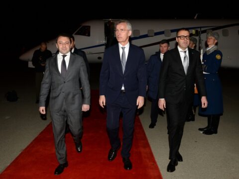 NATO Baş katibi Azərbaycanda səfərdədir