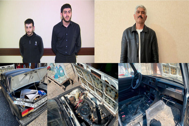 Bakıda oğurladıqları avtomobili Ağcabədiyə aparan şəxslər tutuldular