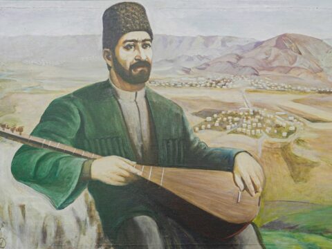 Sazı solaxay çalan Dədə Ələsgər