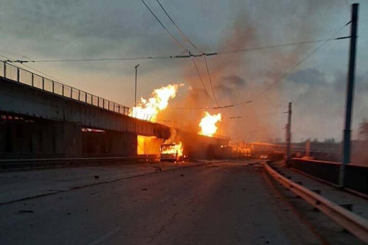 Rusiya Dnepr SES-ə güclü zərbə endirib –  FOTO/VİDEO