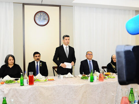 Naftalanda şəhid ailələri və qazilər üçün iftar süfrəsi açılıb