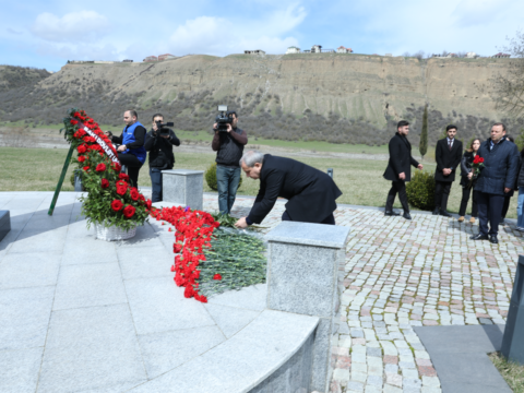 BDU rəhbərliyi və tələbələri Quba Soyqırımı Memorial Kompleksini ziyarət edib