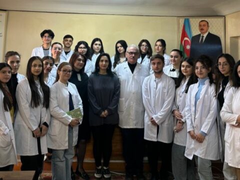 BDU-nun SABAH qruplarının tələbələri Fiziologiya İnstitutunda infosessiyada