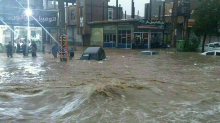 Cənibi Azərbaycanda sel hərəkəti iflic etdi