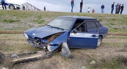 İstirahətə gedən ailə Şabranda qəzaya düşdü