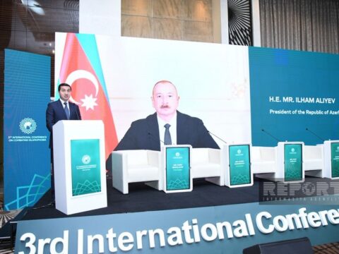 Prezident İlham Əliyev İslamofobiya ilə bağlı konfransın iştirakçılarına müraciət ünvanlayıb