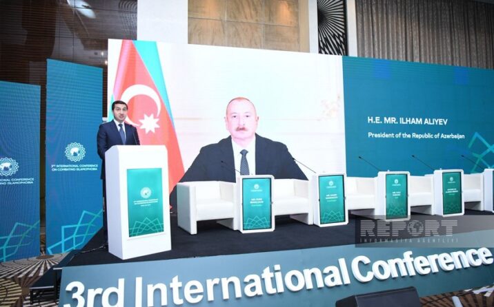 Prezident İlham Əliyev İslamofobiya ilə bağlı konfransın iştirakçılarına müraciət ünvanlayıb