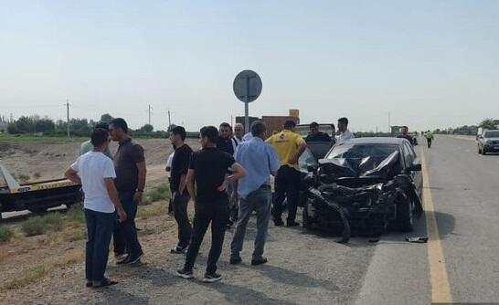 Masallıda ağır qəza: bir nəfər öldü, üç nəfər xəsarət aldı
