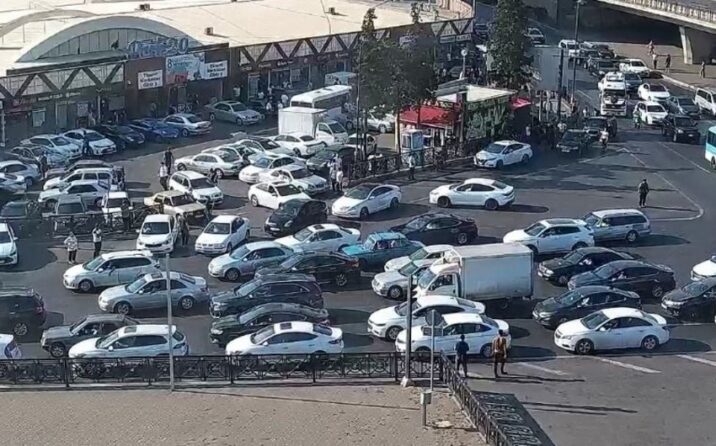Bu yollarda tıxac var
