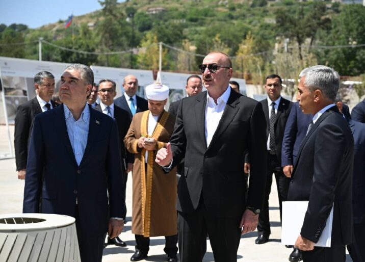 Prezidentlər Şuşada- Fotolar