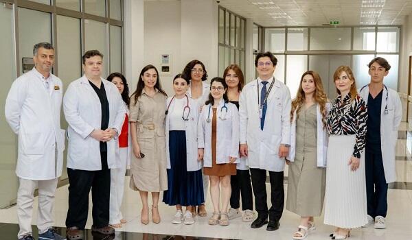 Leyla Əliyeva “Məlhəm Hospital”ında – Foto