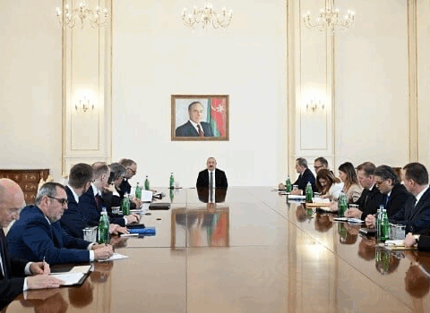 İlham Əliyev NATO nümayəndə heyətini qəbul etdi – Foto