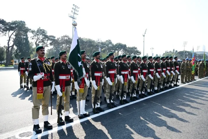 Pakistan hərbçiləri Bakıda ilk dəfə paradda keçid edib