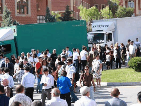 Növbəti köç karvanları bu kəndlərə çatdı