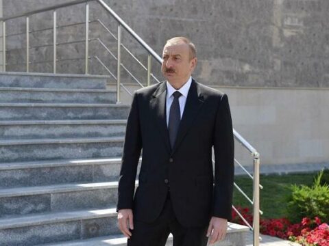 İlham Əliyev Xankəndiyə getdi