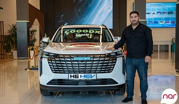 “Nar”ın “Çoox Şanslı” lotereyasında 10-cu avtomobil uduldu