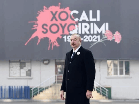 Prezident Xocalı Soyqırımı Memorialının açılışında…