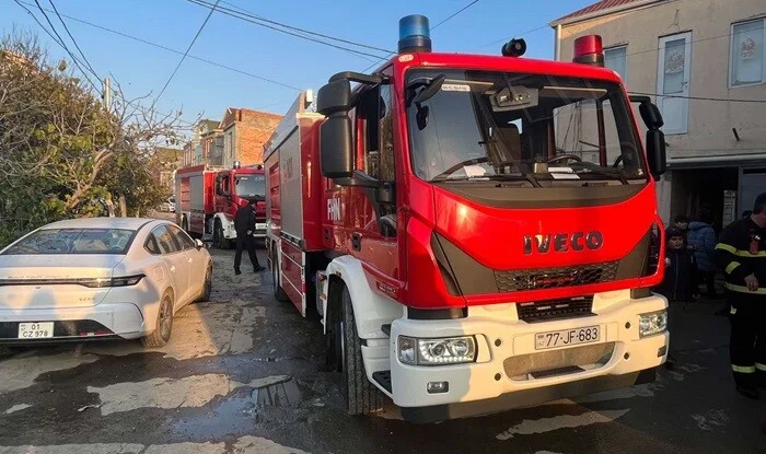 Yasamalda ev yanır