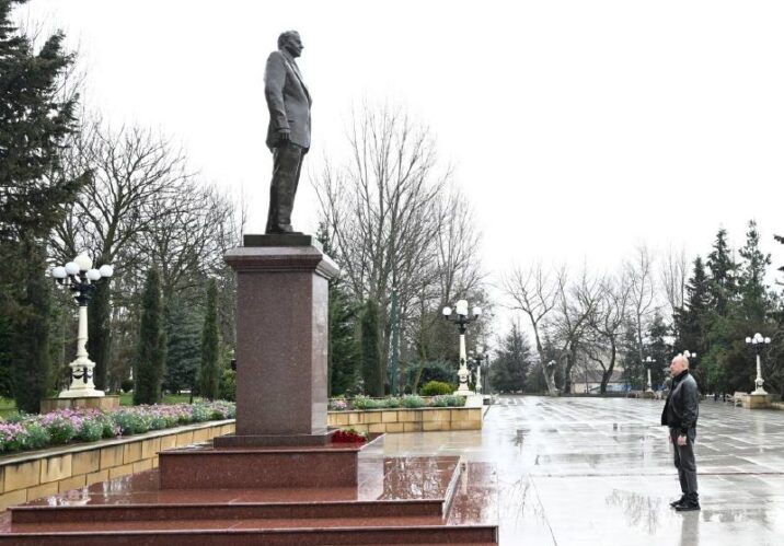 İlham Əliyev Şamaxıda səfərdədir… – Foto